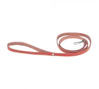 Correa de cuero natural para perro - Mediciones: 100 x 1,4 cm