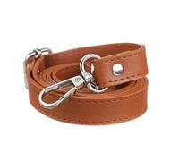 Correa De Cuero para Bolso De Hombro Tipo Bandolera, Accesorios De Repuesto para Bolsos, 130Cm Y 1,8Cm De Ancho, Plateado marrón, Talla única