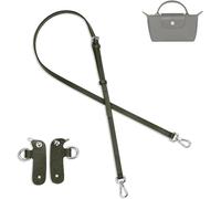Correa de Cuero para Longchamp Le Pliage Mini Bolso, Correas de Hombro Ajustable Correa de Repuesto para Bolso Bandolera con Gancho Giratorio Metálico