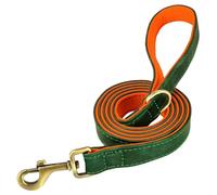 Correa de Cuero para Perro de 1,5 m, Duradera, para Entrenamiento de Paseo, para Perros pequeños, medianos y Grandes, Pitbull, Carlino y Pastor alemán.