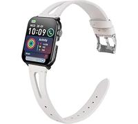 Correa de Cuero Vintage para Reloj Blackview-Reemplazo de 20mm/22mm compatible con W40,W70 Pro,W80 Pro,W60,W50,W30,R60,R8 Pro,R7 Pro,X20,Z20,W10,R50,R50 Pro,R30 Pro,R30 Max,R30 (Blanco, 20mm)