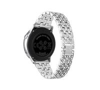 Correa de diamante de acero inoxidable apta for reloj Garmin Vivoactive 4 4s 3 pulsera Venu 2 2S 245, apta for correa de reloj Vivomove HR(Silver,Vivoactive 3)