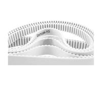 Correa de distribución PU HTD5M, 25/30/40mm ancho, engranaje bucle cerrado dentado de poliuretano blanco de 590-795mm Correa distribución para moto(25mm,5M-755mm)