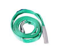 Correa de elevación de carga, Correa plana de la honda del alzamiento de las correas del poliéster de 2 toneladas for la elevación y la manipulación de carga resistentes