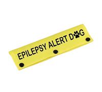 Correa de emergencia médica para perro, alerta de epilepsia, correa para perro, etiqueta de identificación para colgar, regalo de alerta médica (manga YE de alerta de epilepsia)