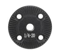 Correa de engranaje profesional con rosca central de 1/4 pulgadas, soporte de aluminio para cámara DSLR, accesorios de fotografía, adaptador de montaje en roseta