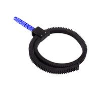 Correa de engranajes flexible manual ajustable compatible con objetivos zoom de enfoque de seguimiento para cámaras DSLR
