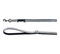 Correa De Entrenamiento Flamingo Abbi Gris Ajustable En 3 Niveles Para Perros