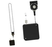 Correa de entrenamiento para pájaros con control de vuelo automático para loros, cordón de acero inoxidable, retráctil para diversión al aire libre, correa de loros