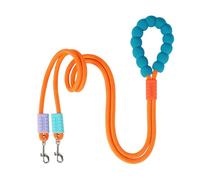 Correa de entrenamiento para perros, 2 m, correa deslizante para perro, agarre suave, doble extremo, 3 tipos de tracción, con gancho giratorio de 360 °, para perros en ejecución, entrenamiento, correr