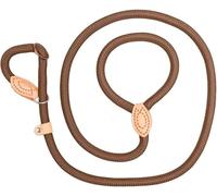 Correa de entrenamiento trenzada para perros grandes, collar de bucle ajustable, 1,8 m de longitud