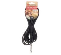 Flamingo Perro Correa de Entrenamiento y de rastreo Caspar Negro 5m 6mm