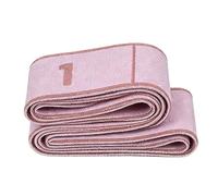 Correa de estiramiento de 53 pulgadas de tensión | ABS Fitness Strap - Banda elástica Numbered Resistance for Flexibility Muscle Recovery and Yoga Training at Home Gym Office Gold Travel