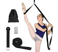Correa de estiramiento de yoga, correa de ejercicio ballet bandas de fitness, cintura elástica, ajustable para estirar las piernas, ideal para bailar, gimnasia, taekwondo
