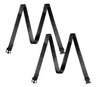 Correa De Estiramiento De Yoga | Juego De 2 Piezas De Equipo De Ejercicio Ajustable,Bandas De Ejercicio Con Hebilla - Para El Desarrollo De La Fuerza Muscular Y El Calentamiento Diario Para