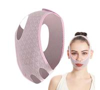 Correa de estiramiento facial - Correa de barbilla antiflacidez, soporte elástico de elevación, material elástico cómodo, amplificador de contorno versátil, para la rutina de cuidado facial del cuello