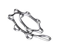 Correa de estiramiento profesional para pilates, longitud 110 cm, carga 150 kg, correa ajustable de nailon, correa elástica para fitness avión