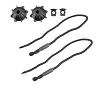 Correa de Fijación de la Tapa del Maletero,Cuerda para Portaequipajes de Coche,Portaequipajes,Cuerda del Estante de la Tapa del Maletero,Correa de Retención de Coche 2 Piezas Tokaneit