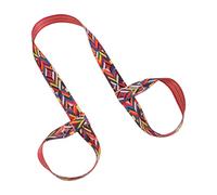 Correa de fitness versátil que apoya la esterilla de yoga, ejercicios de transporte y estiramiento, estampados de moda, cómoda banda de poliéster y durabilidad para yoga