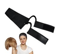 Correa de fusión para peluca, encaje frontal de peluca, bandas ajustables para colocar los bordes, envoltura de borde transpirable para colocar la línea del cabello para mujeres y hombres, encaje