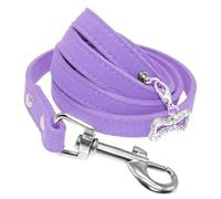 Correa De Gamuza Suave para Perros Pequeños Correa para Perros Chihuahua Yorkshire Pug Correa De Entrenamiento para Caminar Correa para Mascotas Fácil De Limpiar Adecuada para Perros Pequeño