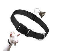Correa De Ganado Ajustable - Collares De Cabra con Campanas | Campana De Rastreo De Pastos, Etiqueta De Pasto De, Collar De Nylon Ajustable, Campana De Pastoreo Antimi-perdida, Accesorios De GANA