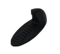 Correa de gancho de silicona para equipaje, conector de bolsa estilo J para asistentes de vuelo, organizador de equipo de viaje seguro para fijar bolsos adicionales, soporte compacto de 4,5 cm (negro)