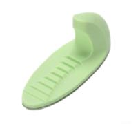 Correa de gancho de silicona para equipaje, conector de bolsa estilo J para asistentes de vuelo, organizador de equipo de viaje seguro para fijar bolsos adicionales, soporte compacto de 4,5 cm (verde)