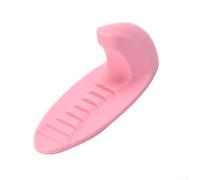 Correa de gancho de silicona para equipaje para conectar bolsas de forma segura, ganchos compactos en J con capacidad de 0,9 kg para asistentes de vuelo y viajeros (rosa)