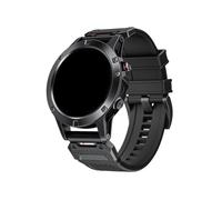 Correa de goma adecuada for Garmin Fenix5 5S 5X 6X 7Xpro 8X Correa adecuada for reloj Garmin correa de goma accesorios de reloj(Black,22MM)