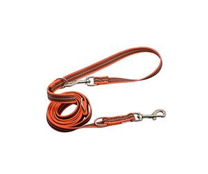 Correa de Goma Ajustable en 3 Posiciones - Naranja neón 230 cm (2,3 m)