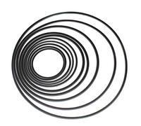 Correa de goma de repuesto de 80-130 mm, resistente al desgaste, 1/1,5 mm, para correa de transmisión de grabadora