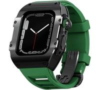 Correa de goma fluorina de estilo de acero inoxidable de estilo RM ultra 49 mm, banda de ejercicios de biseles a prueba de choque de titanio, para la banda de relojes y hombres de 49 mm de 49 mm