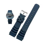 Correa de goma for reloj deportiva de silicona apta for relojes seiko water trend No. 5 abulón enlatado SBBN013 SRP601J1 SKX007K2/SKX009J1 SKX011J1 (Color : Blue, Size : 22mm)