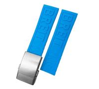 Correa de goma suave para avenger navitimer 20 mm 22 mm 24 mm Silicone Watchband Black Blue Blue Water Watch Store