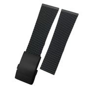 Correa de goma suave para avenger navitimer 20 mm 22 mm 24 mm Silicone Watchband Black Blue Blue Water Watch Store
