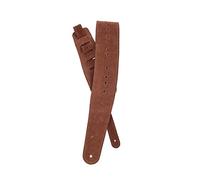 Correa de guitarra ajustable de cuero ventilado D'Addario, Honey Suede Apache