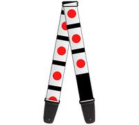 Correa de guitarra con hebilla, banderas de Japón, 5 cm de ancho
