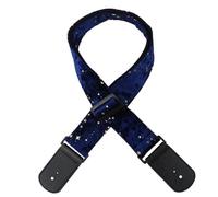 Correa de guitarra Correa for guitarra de instrumentos musicales Correa for guitarra de 90 a 150 cm for guitarra acústica clásica Correa for bajo con patrón de estrellas(Blue)