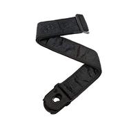 D'Addario Accessories Locking Guitar Strap - Guitar Accessories - Electric Guitar Strap, Acoustic Guitar Strap, Acoustic Electric Guitar Strap & Bass Guitar Strap - Black Satin