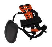 Correa de hombro acolchada ajustable con arnés de desbrozador, cómoda correa de arnés de hombro doble con almohadilla para cortador de cepillo