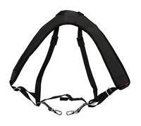 Correa de Hombro Ajustable 1 Pieza Negra, para Djembé | Espuma 20mm, Malla Transpirable y Eva Oxford, Sujeción Segura, Recambio para Correas Desgastadas