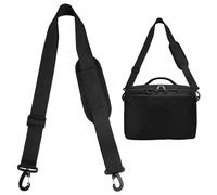Correa de Hombro Ajustable, Correa de Hombro Universal con Almohadilla, con Mosquetón y Gancho, para Laptop Bolsa de Viaje Bolsa de Mensajero Bolso Deportivo, para Hombres y Mujeres, 90-160cm (Negro)
