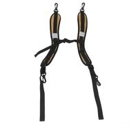Correa de hombro ajustable de repuesto con cinturón de pecho para mochilas escolares, kit de reparación de mochila, tela Oxford 600D resistente, amarillo y verde, 52 cm de longitud (amarillo)