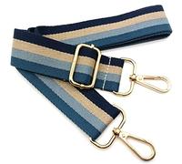 Correa de Hombro Ajustable para Mujer Azul, Reemplazo Colorida Con Hebilla de Oro, Ancha para Bolso de Piel, Cámara, Monedero, Guitarra, Cruzados Accesorios, 001