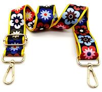 Correa de Hombro Ajustable para Mujer, Correa de Reemplazo Bolso Colorida con Hebilla de Oro, Ancha para Piel, Cámara, Monedero, Guitarra, Cruzados Accesorios, 03