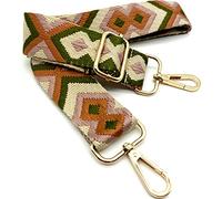 Correa de Hombro Ajustable para Mujer, Correa de Reemplazo Bolso Colorida con Hebilla de Oro, Ancha para Piel, Cámara, Monedero, Guitarra, Cruzados Accesorios, 12