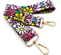Correa de Hombro Ajustable para Mujer, Correa de Reemplazo Bolso Colorida para Mujer con Hebilla de Oro Correa Ancha para Bolso para Piel, Camara, Monedero, Guitarra, Cruzados Accesorios, 20