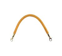 Correa de Hombro de Cuero Trenzado de 1,5 cm de Ancho y 30-60 cm de Largo, asa para Bolso, Accesorio Ajustable para Bolso.,Amarillo,60