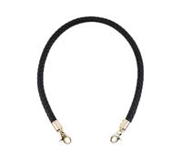 Correa de hombro de la bolsa 30/40/40/60 cm Manija de bolsas de color reemplazar la correa de la hombro de cuero tejido de mano de la cadena de la cadena PU Manijas de hebilla de metal accesorios de